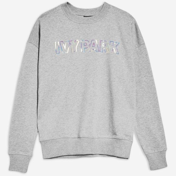 Ivy Park Holographic Logo Sweatshirt - Picture 2 of 7